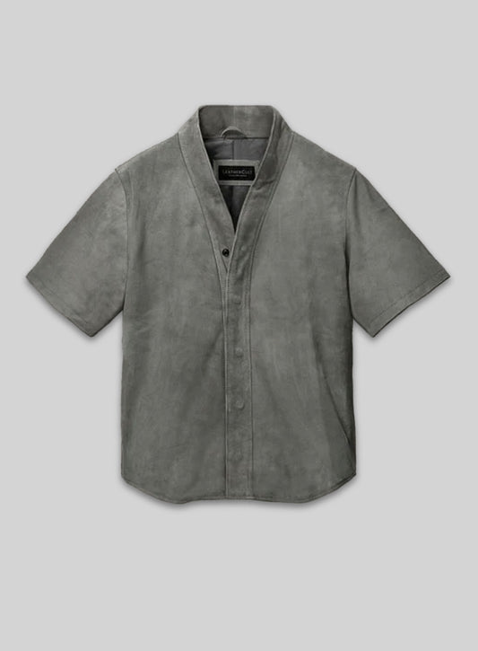 Kanye West Leather Shirt