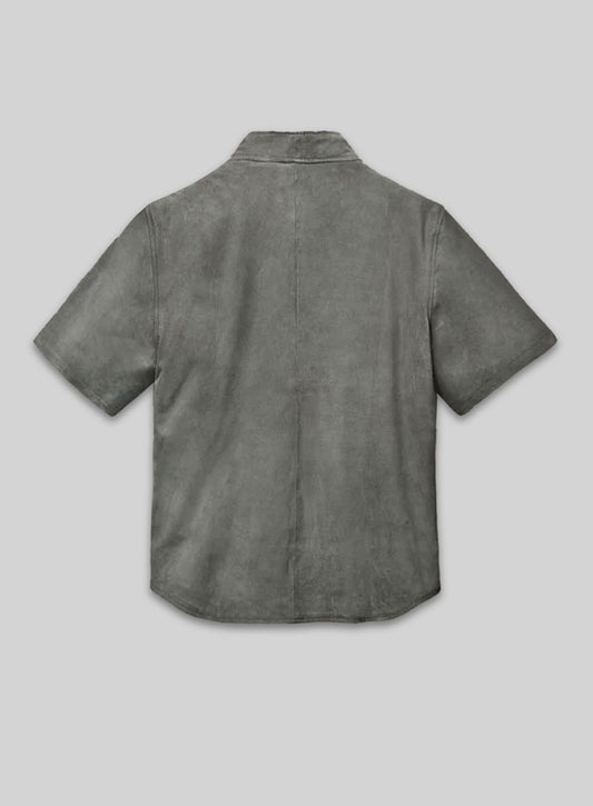 Kanye West Leather Shirt