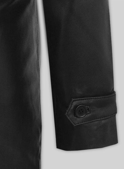 Katherine Waterston Fantastic Beasts Leather Long Coat