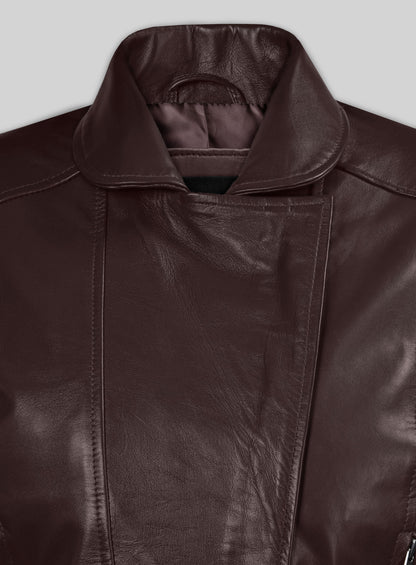 Katie Holmes Leather Jacket