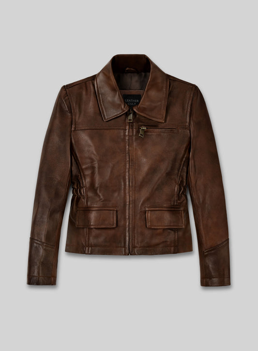 Katniss Hunger Games Leather Jacket