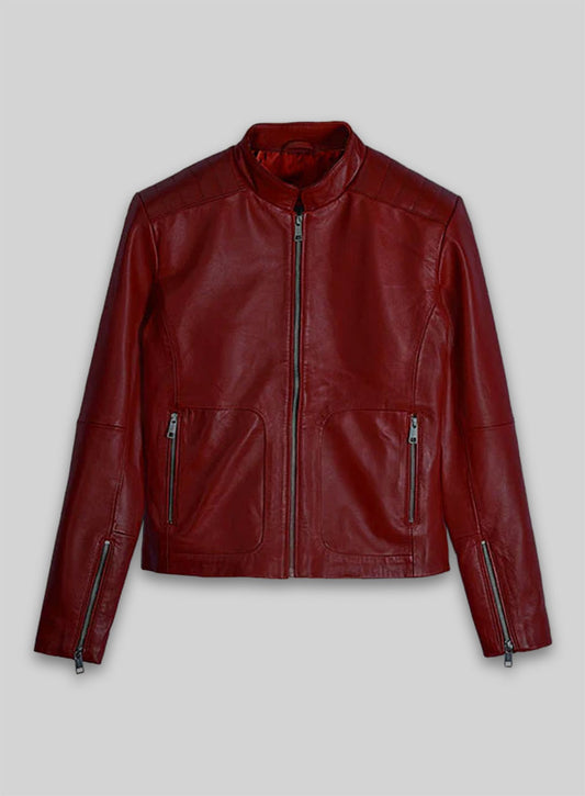 Kaya Scodelario Resident Evil Leather Jacket