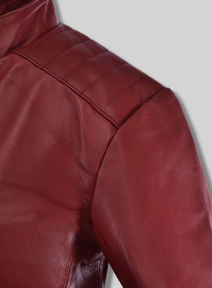 Kaya Scodelario Resident Evil Leather Jacket