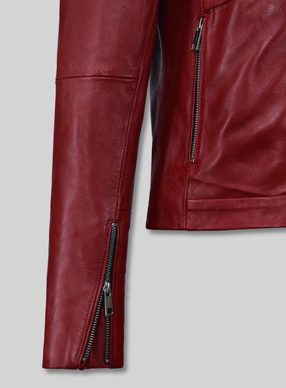 Kaya Scodelario Resident Evil Leather Jacket