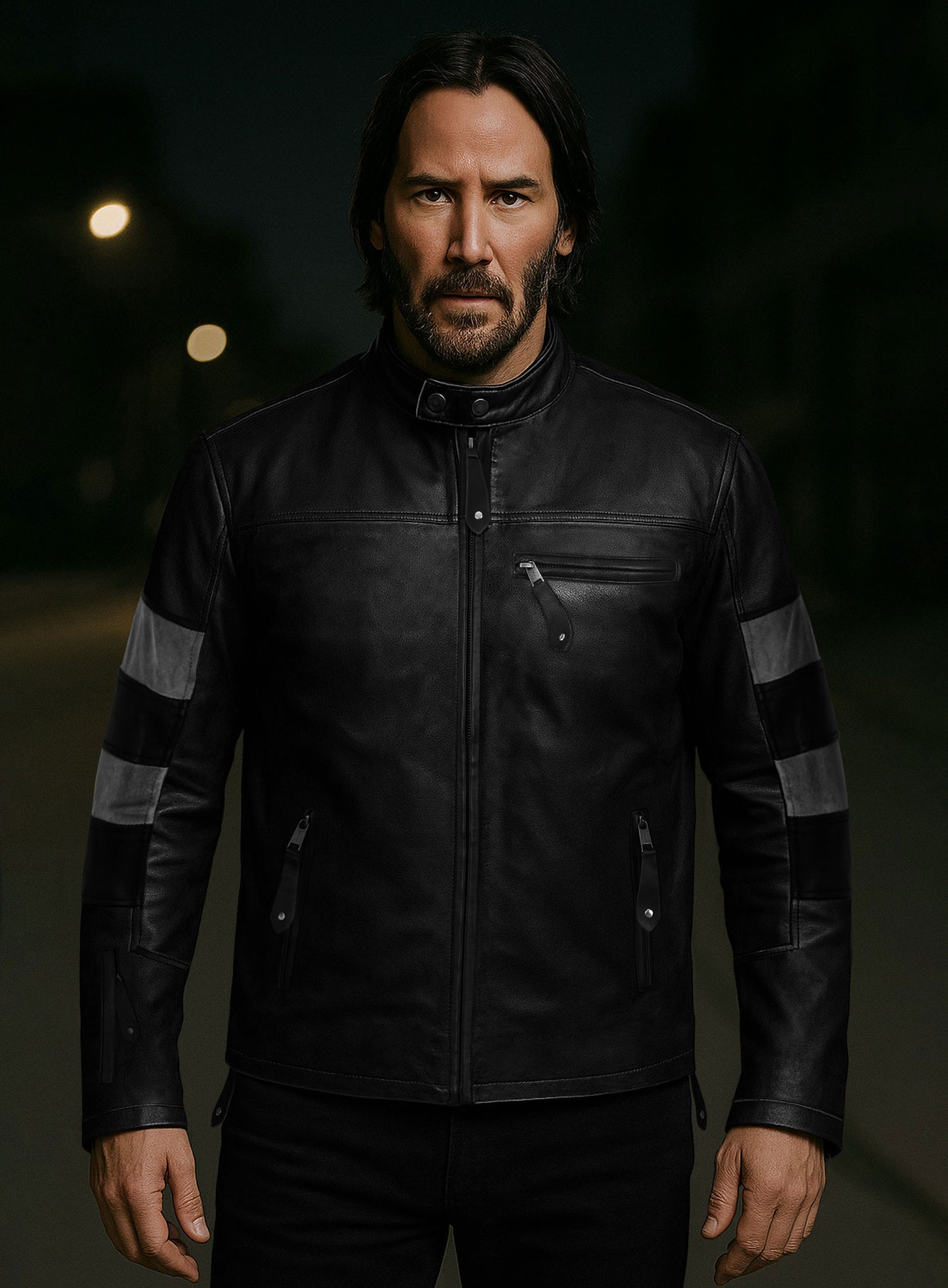 Keanu Reeves Leather Jacket