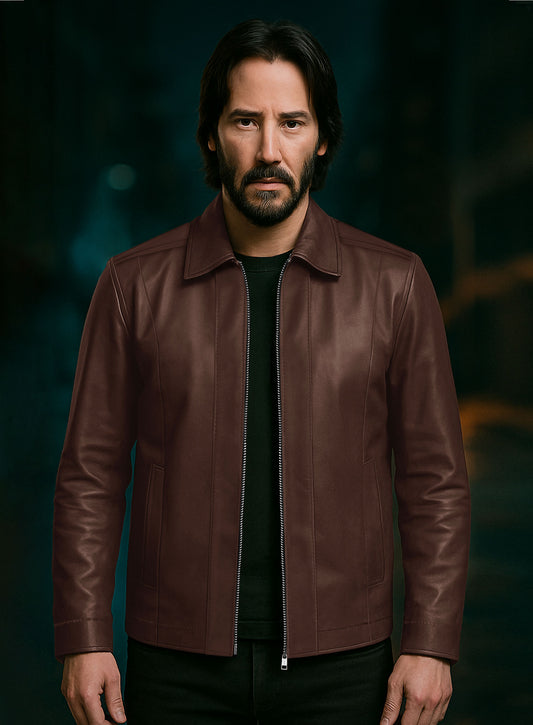 Keanu Reeves John Wick Leather Jacket