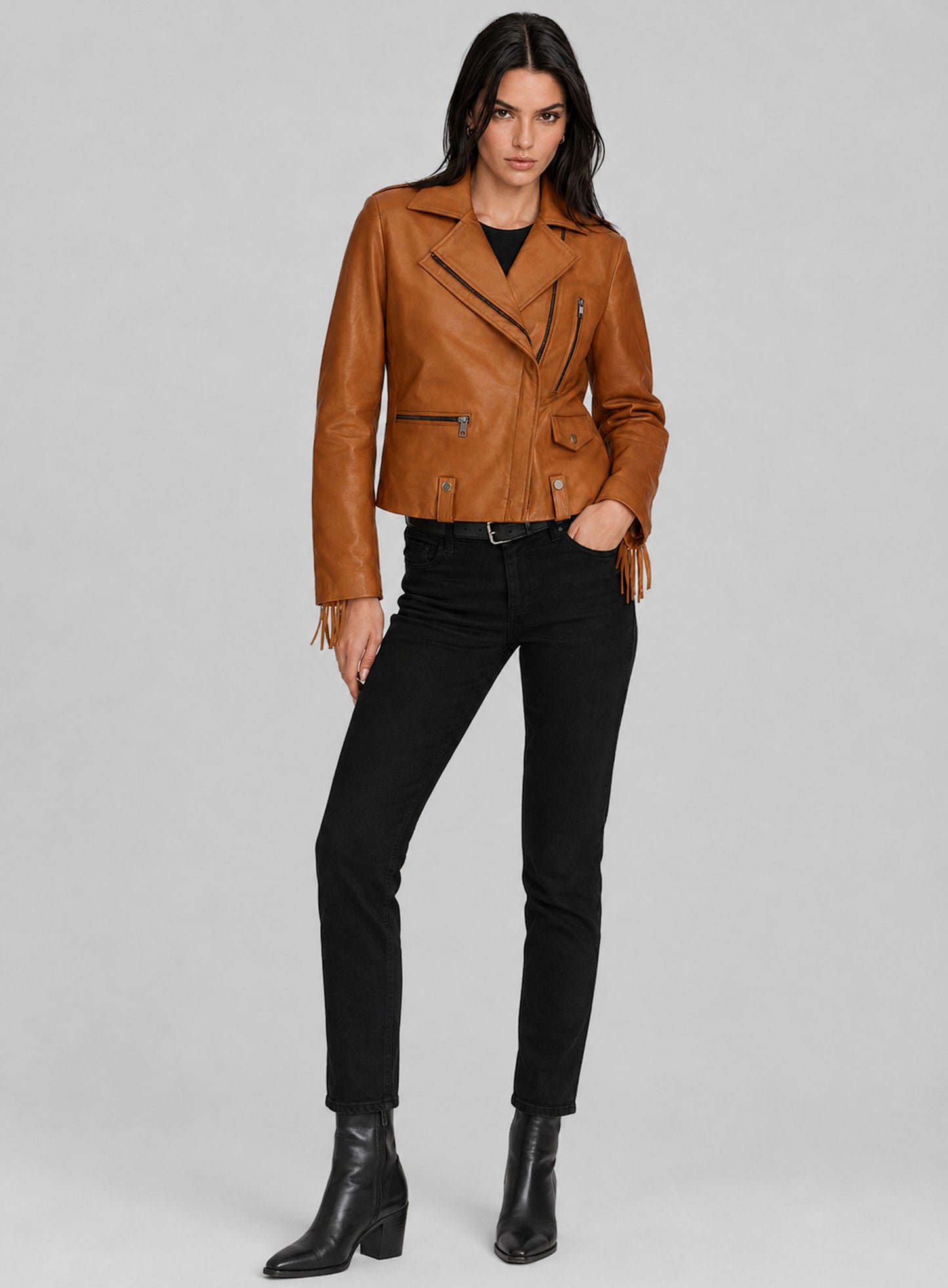 Kendall Jenner Leather Jacket #3