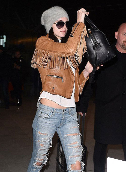 Kendall Jenner Leather Jacket #3 - LeatherCult