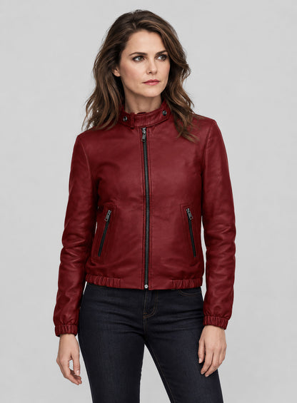 Keri Russell The Americans Leather Jacket