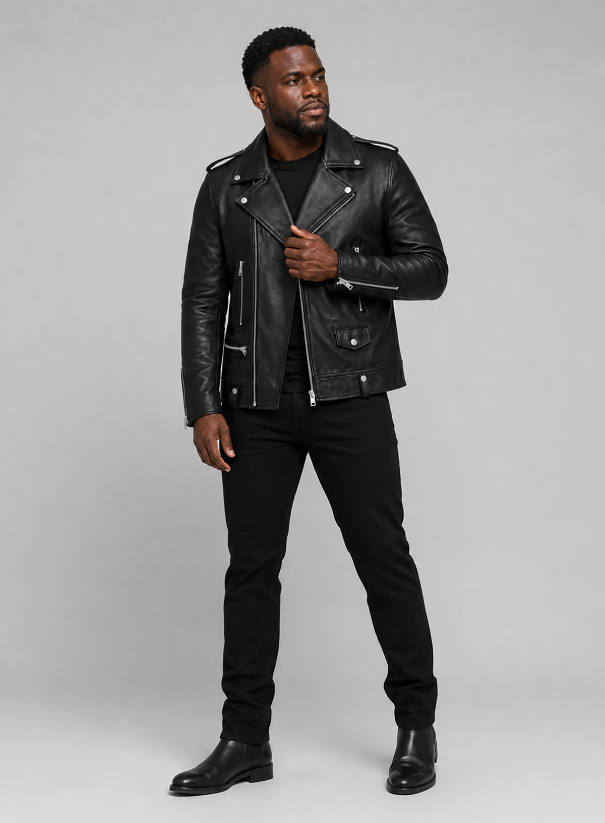 Kevin Hart Leather Jacket #1