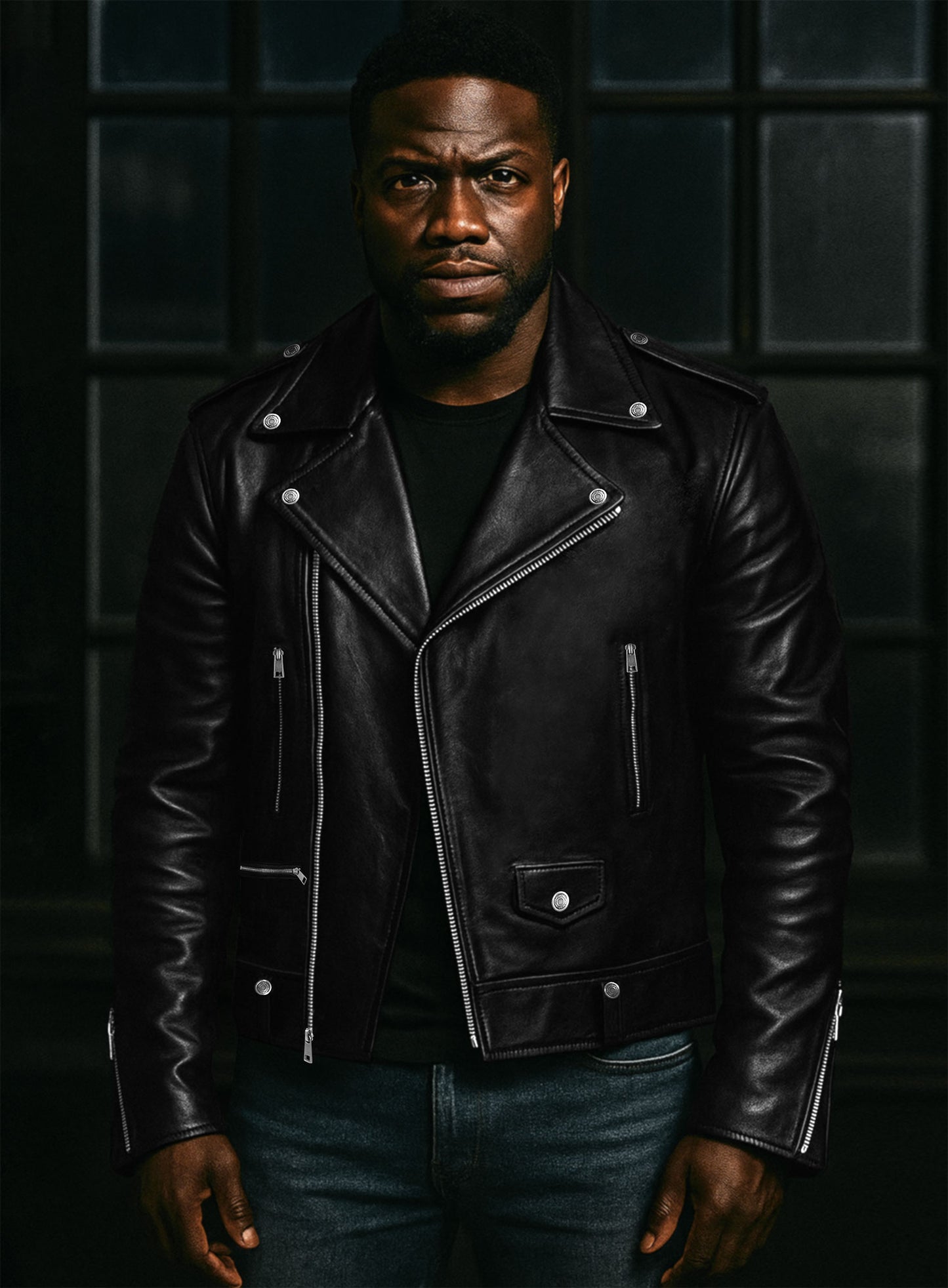 Kevin Hart Leather Jacket #1