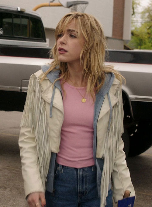 Keirnan Shipka Totally Killer Leather Jacket - LeatherCult