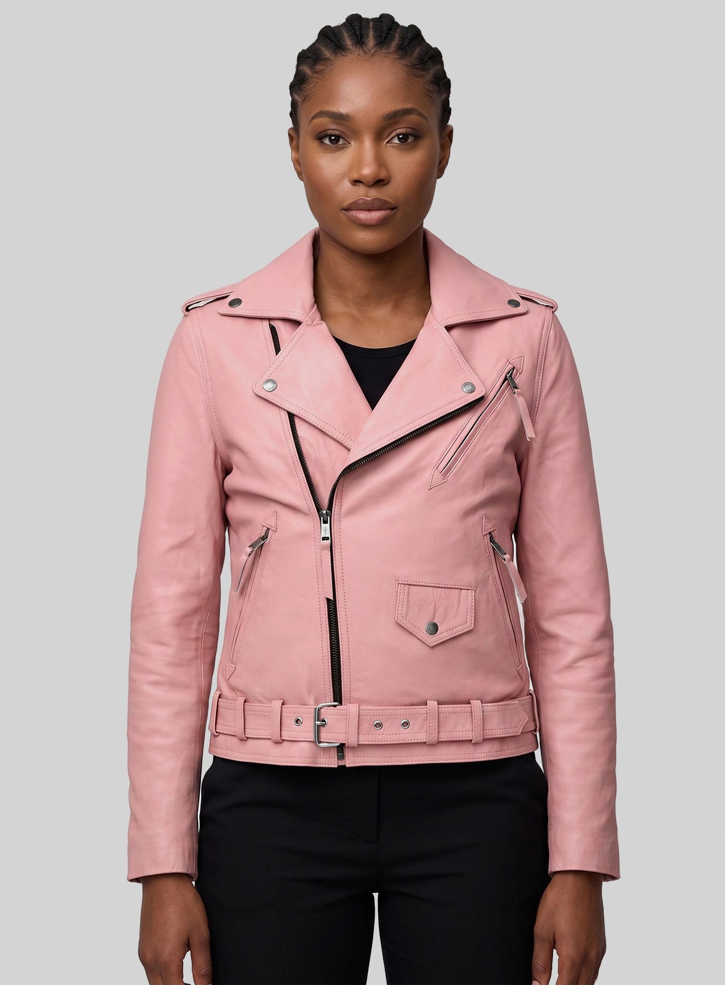 Kim Kardashian Leather Jacket #1