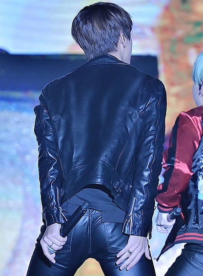 Kim Taehyung Leather Jacket - LeatherCult