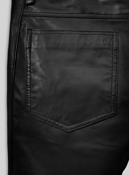 Kim Taehyung Leather Jeans