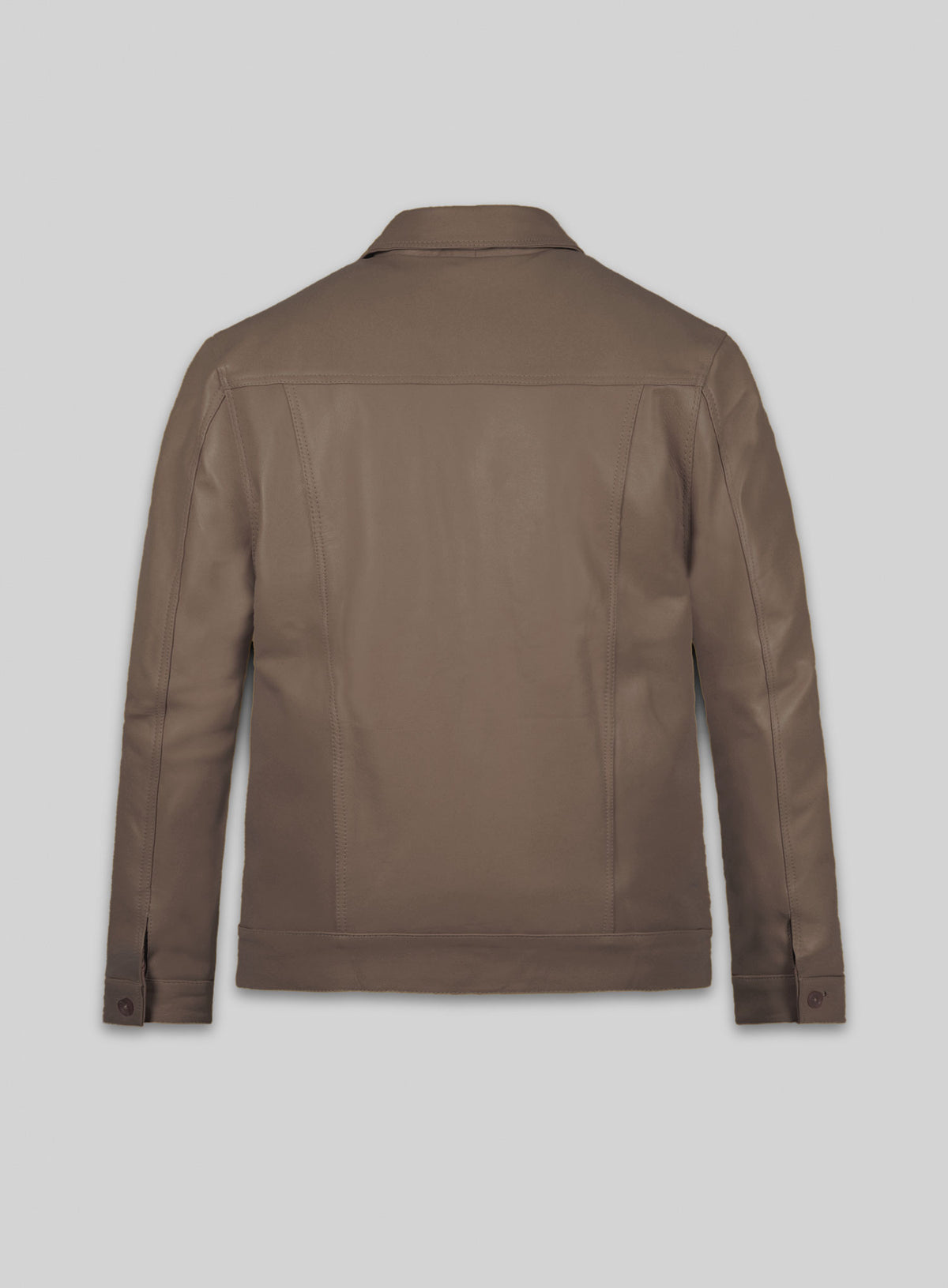King Brown Washed Transformers Mark Wahlberg Lambskin Leather Jacket