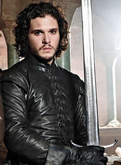 Kit Harington Game of Thrones Leather Jacket - LeatherCult