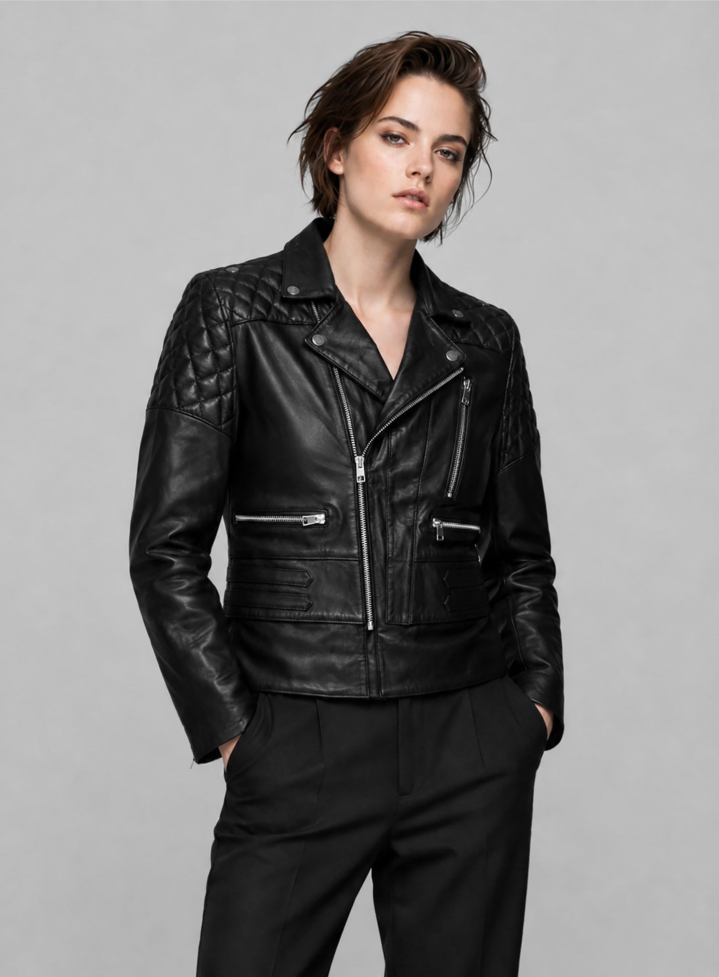 Kristen Stewart Leather Jacket