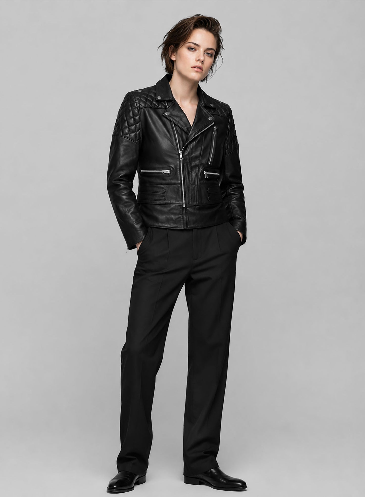 Kristen Stewart Leather Jacket