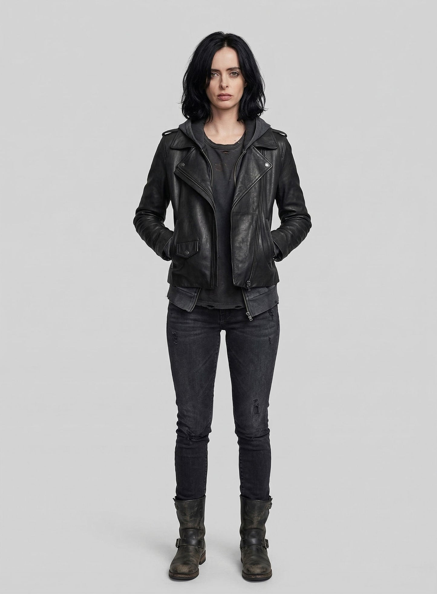 Krysten Ritter Jessica Jones Leather Jacket