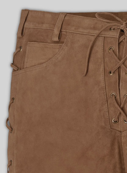 Laced Leather Pants - Style  # 515