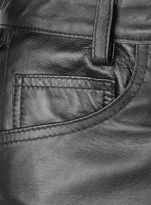 Laced Leather Pants - Style  # 515 - LeatherCult