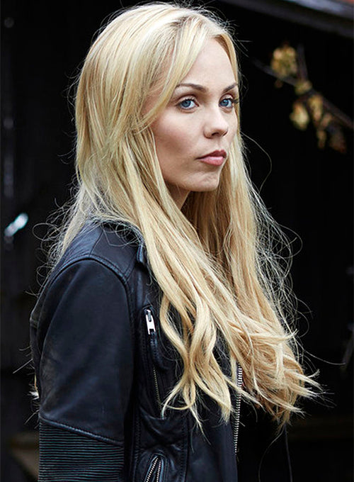 Laura Vandervoort Bitten Leather Jacket - LeatherCult