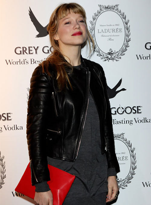 Lea Seydoux Leather Jacket - LeatherCult