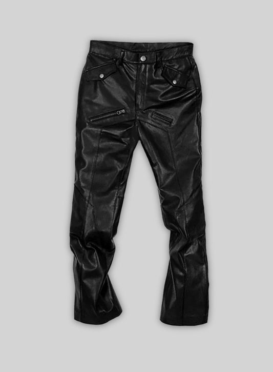 Leather Cargo Jeans - Style 01-2