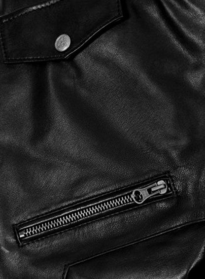 Leather Cargo Jeans - Style 01-2