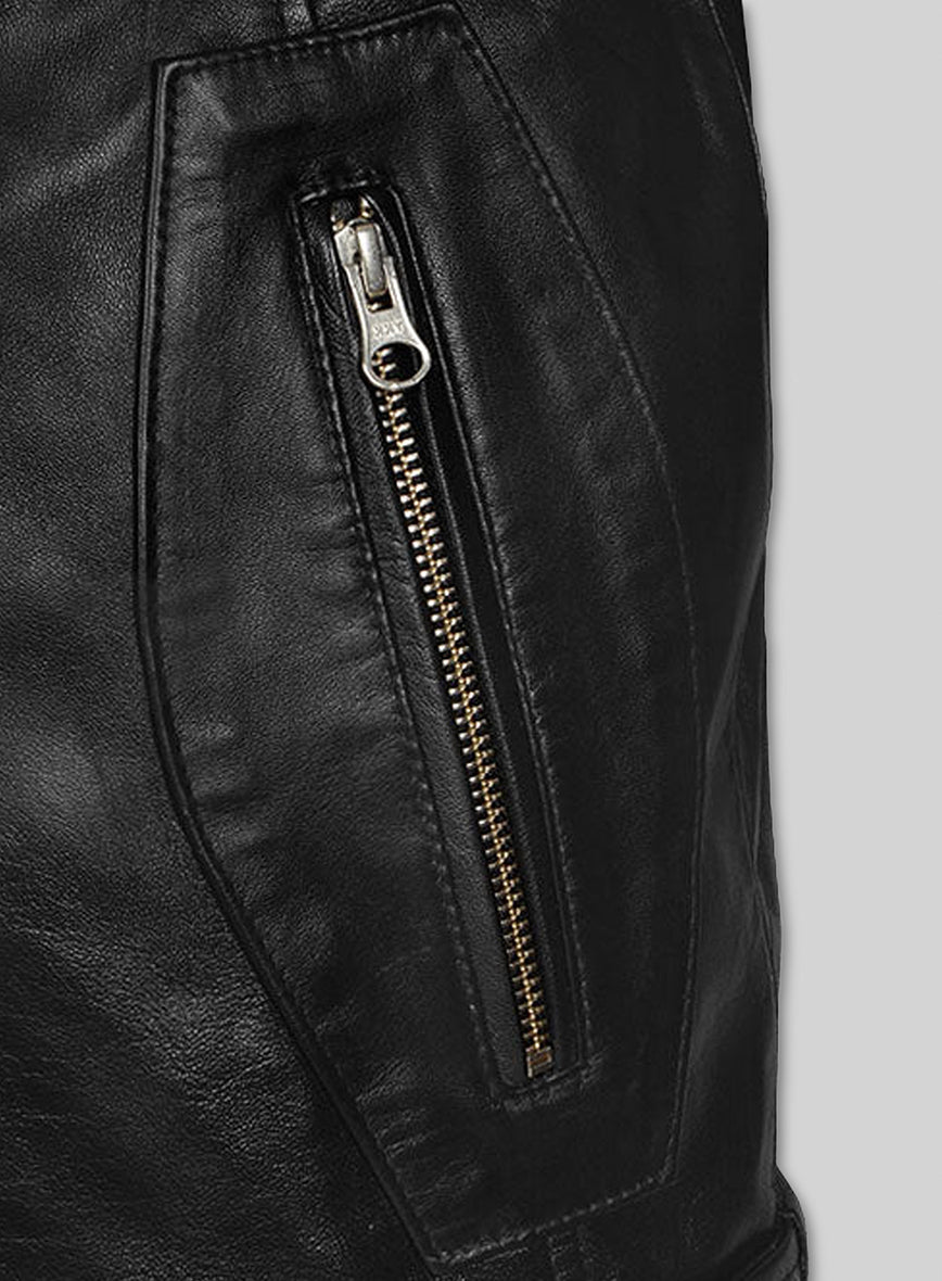 Pure Leather Biker Jacket #3