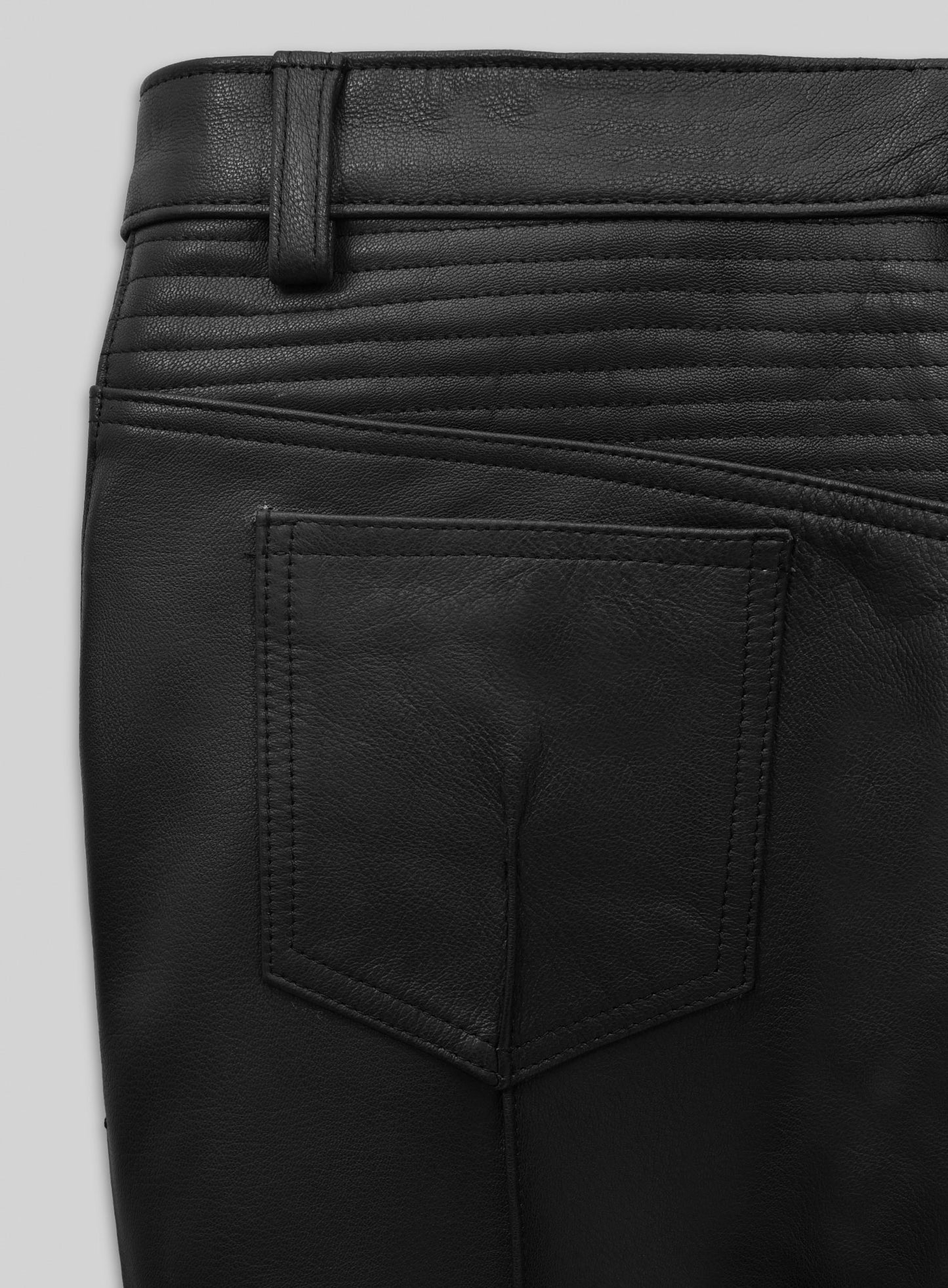 Leather Biker Jeans - Style #1