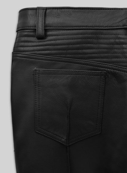 Leather Biker Jeans - Style #1