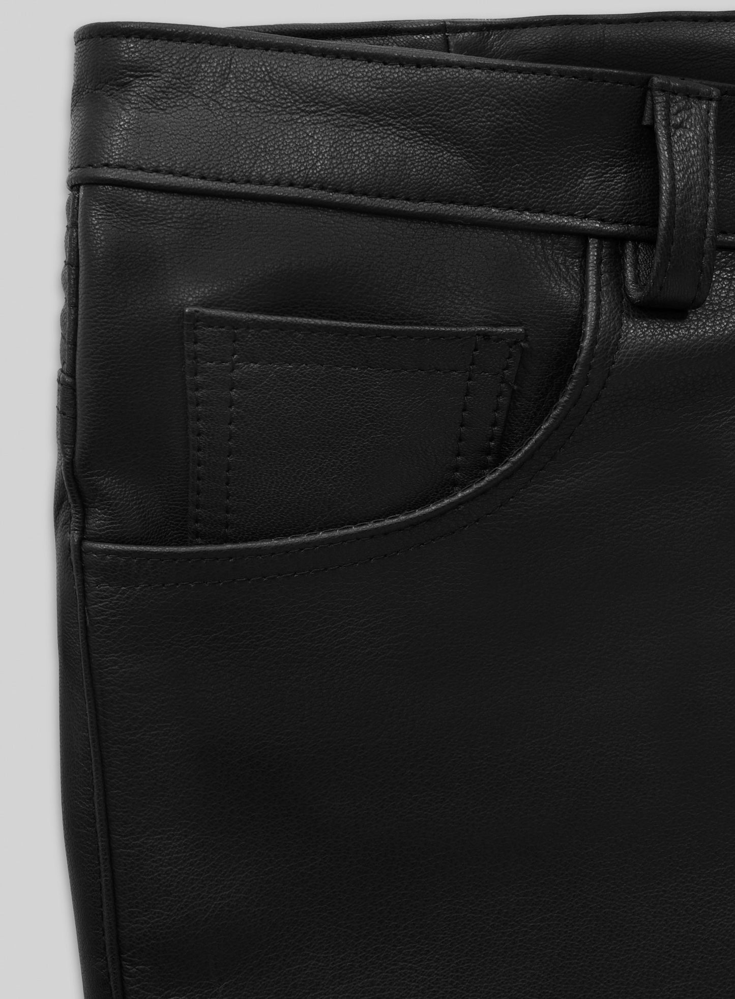 Leather Biker Jeans - Style #1