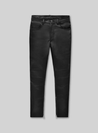 Leather Biker Jeans - Style #1
