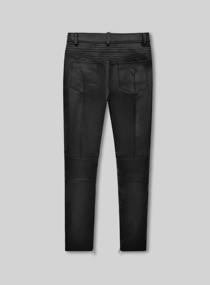 Leather Biker Jeans - Style #1