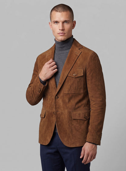 Leather Blazer # 1004