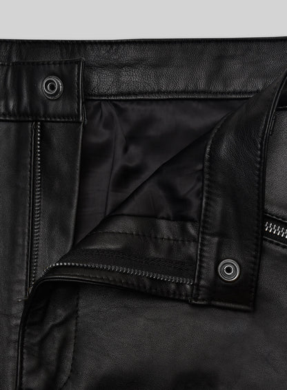 Leather Cargo Shorts Style # 354