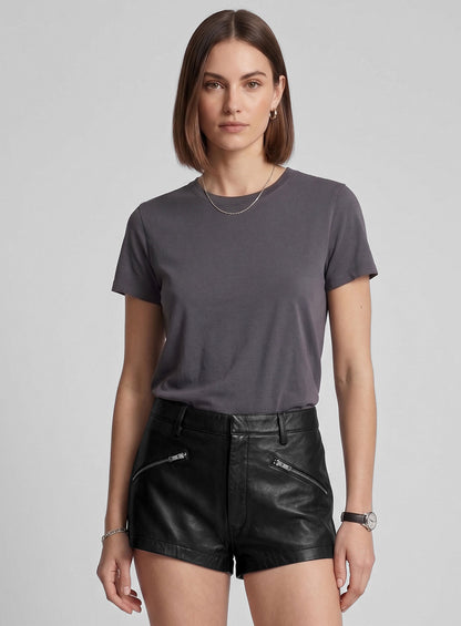 Leather Cargo Shorts Style # 354