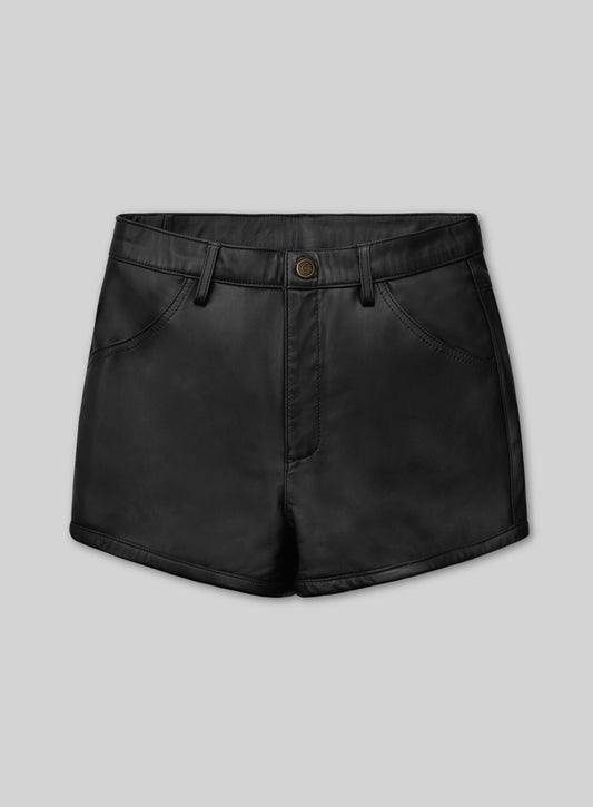 Leather Cargo Shorts Style # 371