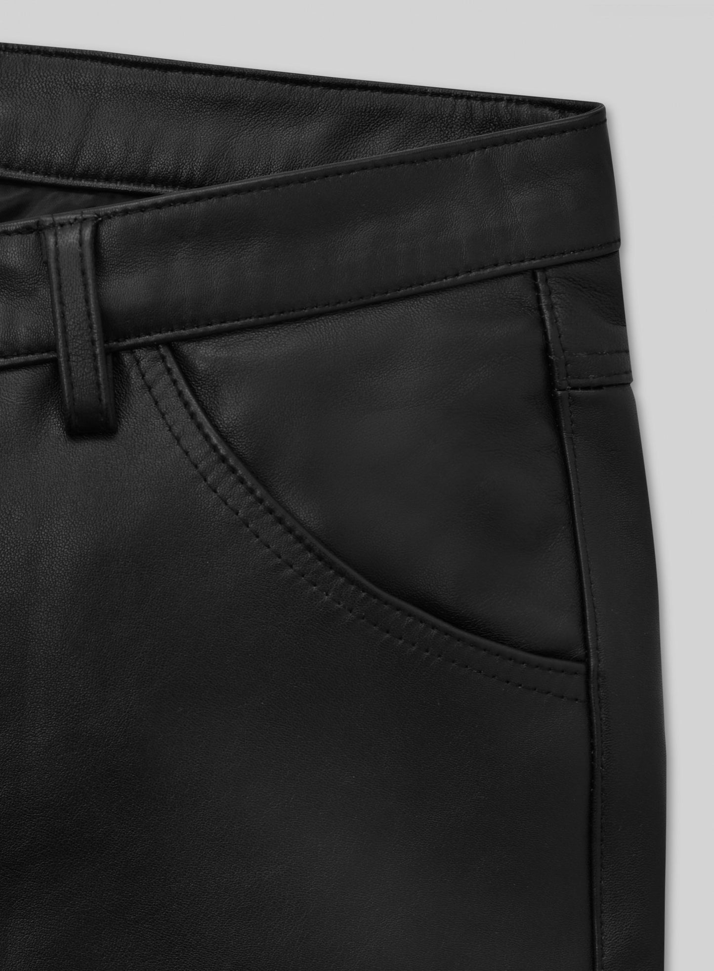 Leather Cargo Shorts Style # 371
