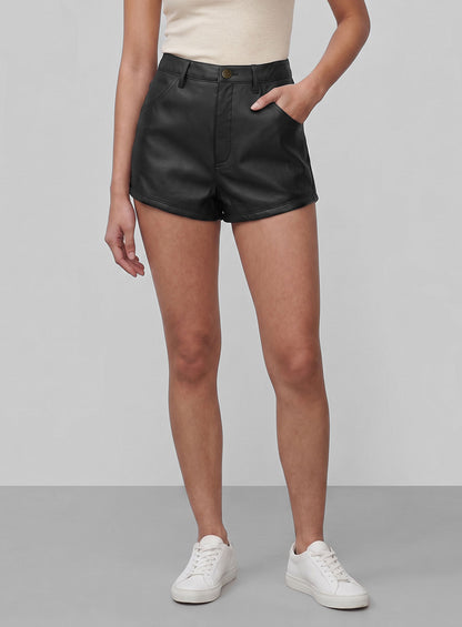 Leather Cargo Shorts Style # 371