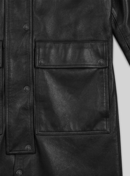 Leather Duster with Cape