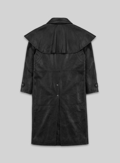 Leather Duster with Cape