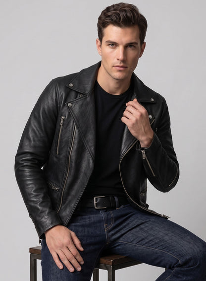 Leather Jacket #814