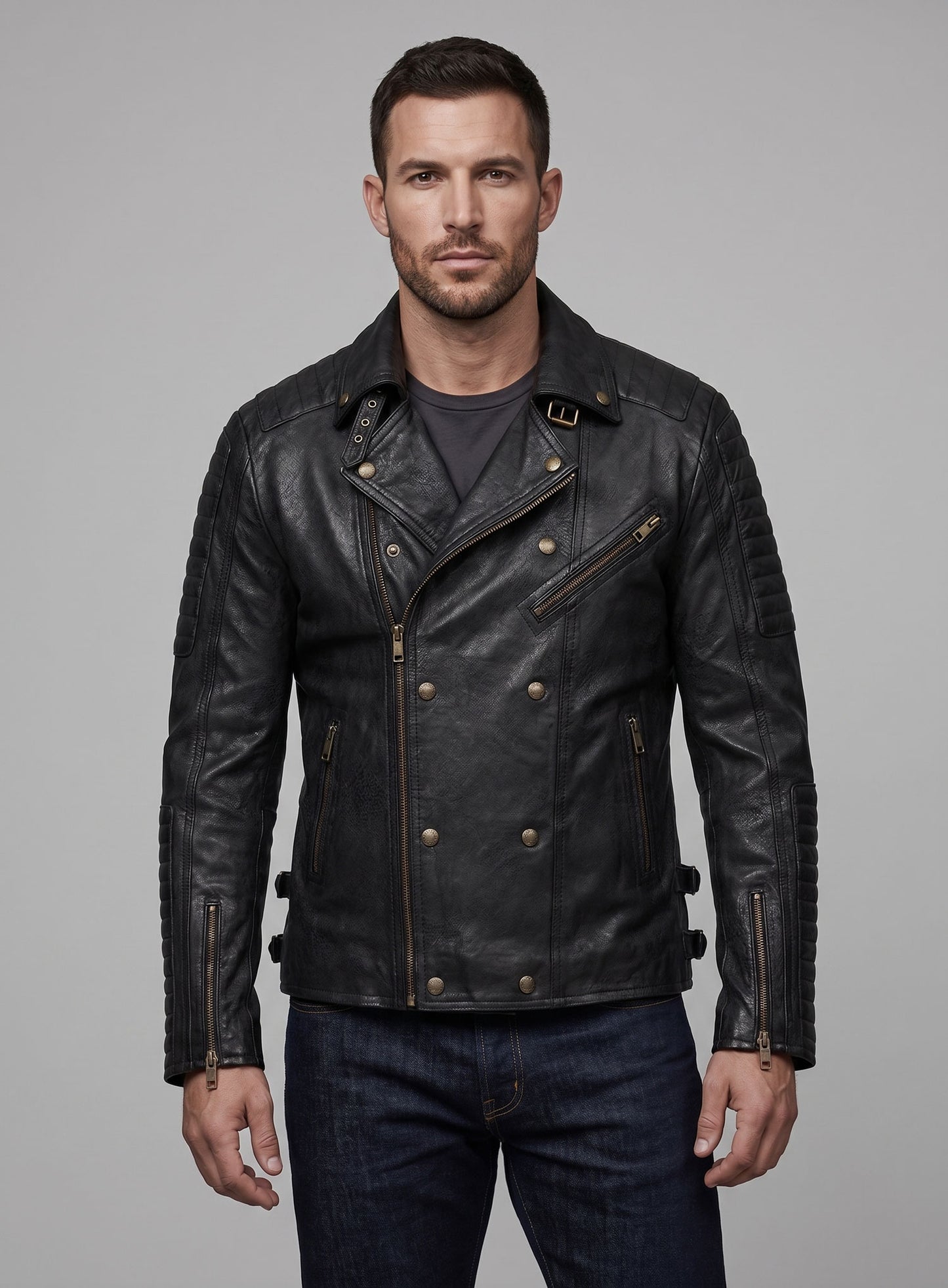 Leather Jacket # 444