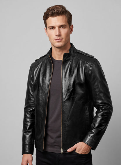 Leather Jacket # 617
