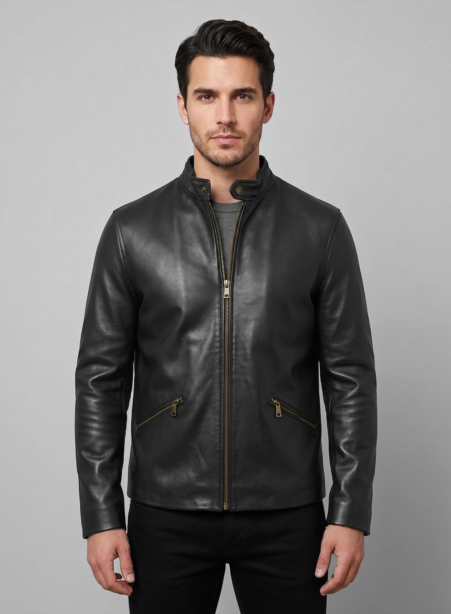 Leather Jacket # 646