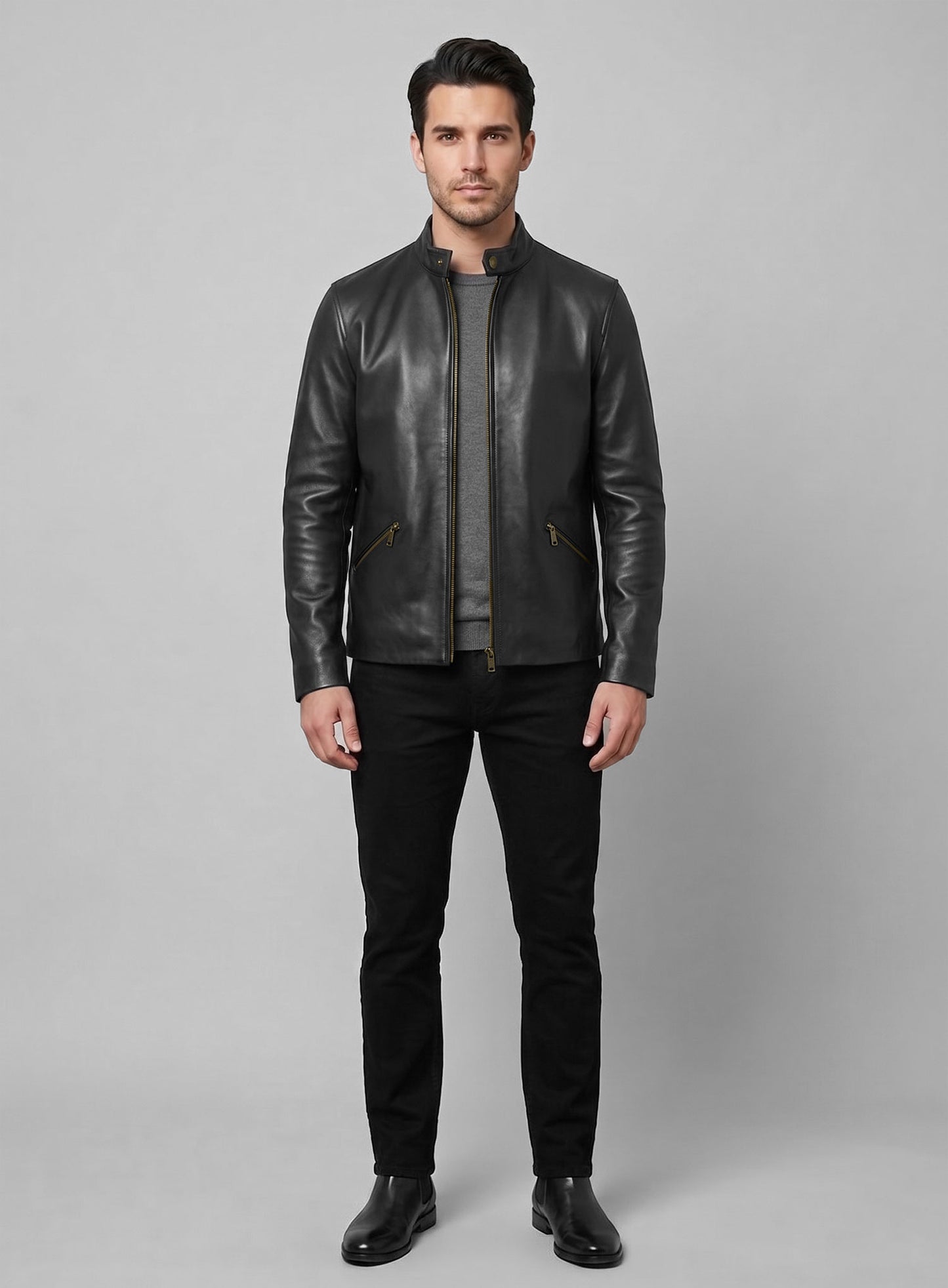 Leather Jacket # 646