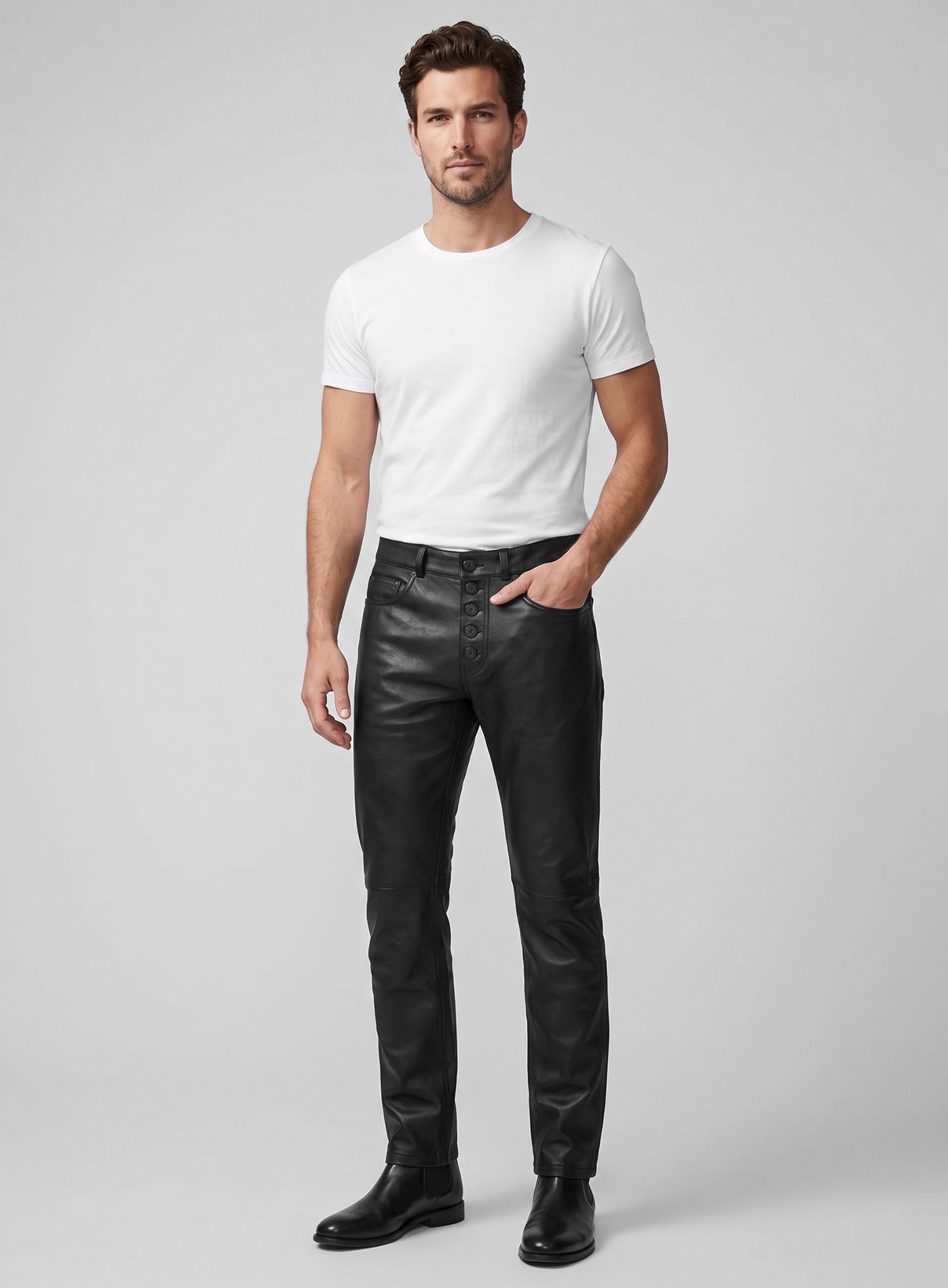Leather Jeans - Style #516